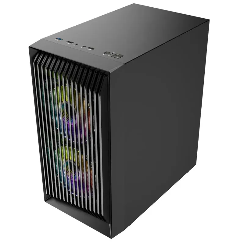 Obudowa LOGIC ATOS ARGB mATX/mITX Mini USB 3.0 Black bez | PartsPC.pl