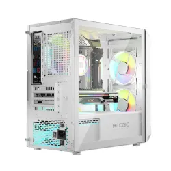 Obudowa LOGIC PORTOS ARGB Mini USB 3.0 White | PartsPC.pl