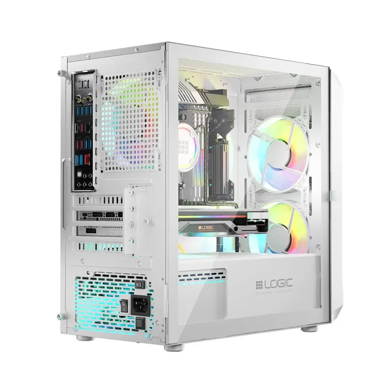 Obudowa LOGIC PORTOS ARGB Mini USB 3.0 White | PartsPC.pl