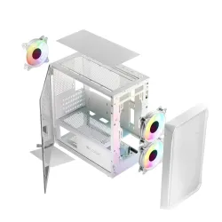 Obudowa LOGIC PORTOS ARGB Mini USB 3.0 White | PartsPC.pl