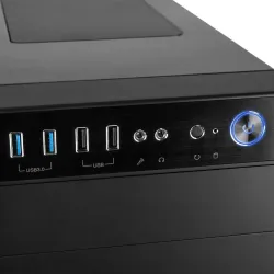 Obudowa Modecom Oberon Pro ATX USB 3.0 Black bez | PartsPC.pl