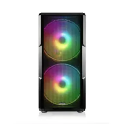 Obudowa Modecom Volcano Amirani ARGB czarna, bez | PartsPC.pl