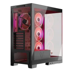 Obudowa Modecom Volcano Space Apex ARGB MIDI Czarna | PartsPC.pl