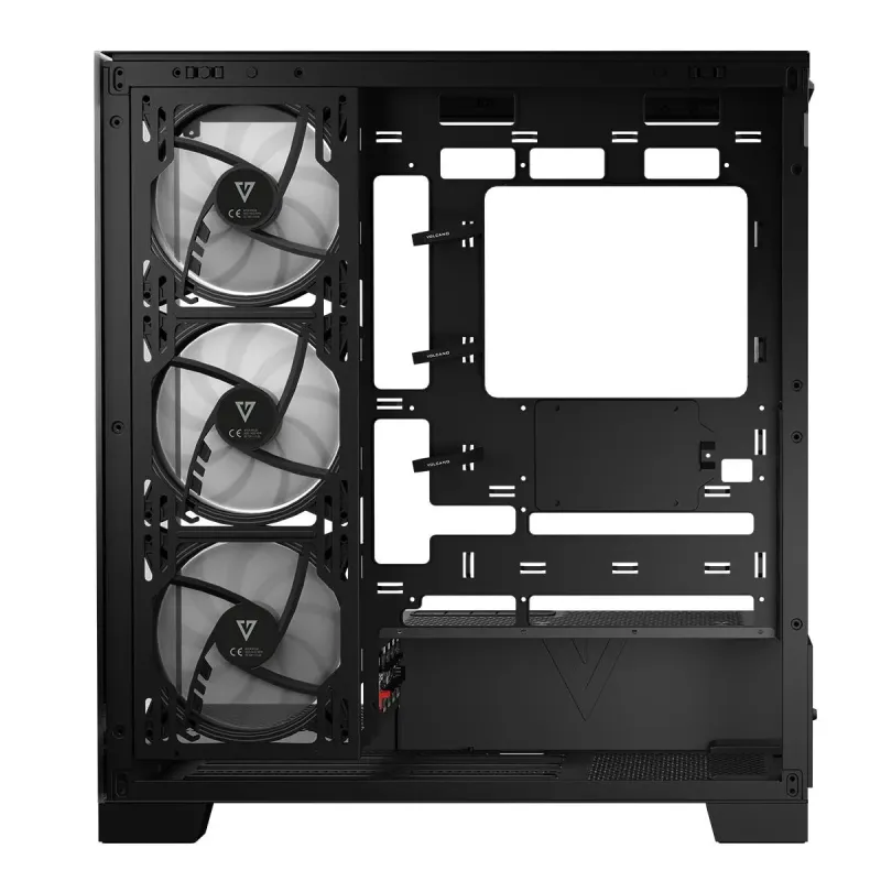 Obudowa Modecom Volcano Space Apex ARGB MIDI Czarna | PartsPC.pl