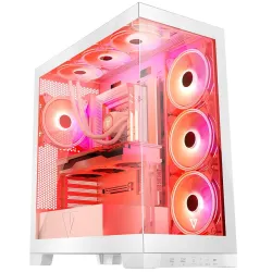 Obudowa Modecom Volcano Space Apex ARGB MIDI Biała | PartsPC.pl