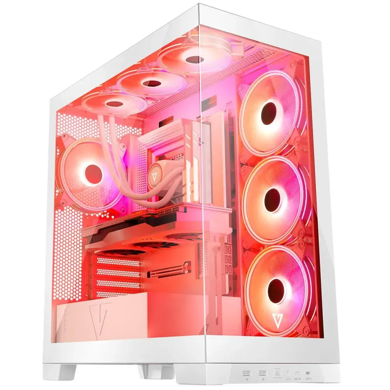 Obudowa Modecom Volcano Space Apex ARGB MIDI Biała | PartsPC.pl