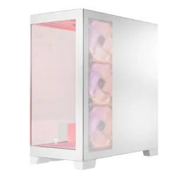 Obudowa Modecom Volcano Space Apex ARGB MIDI Biała | PartsPC.pl