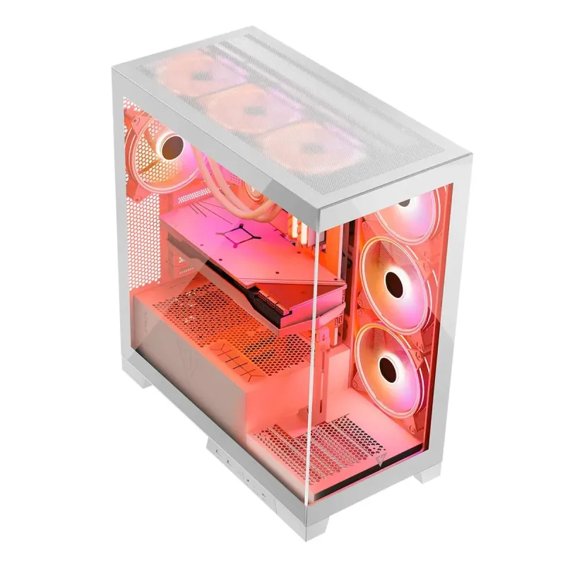 Obudowa Modecom Volcano Space Apex ARGB MIDI Biała | PartsPC.pl