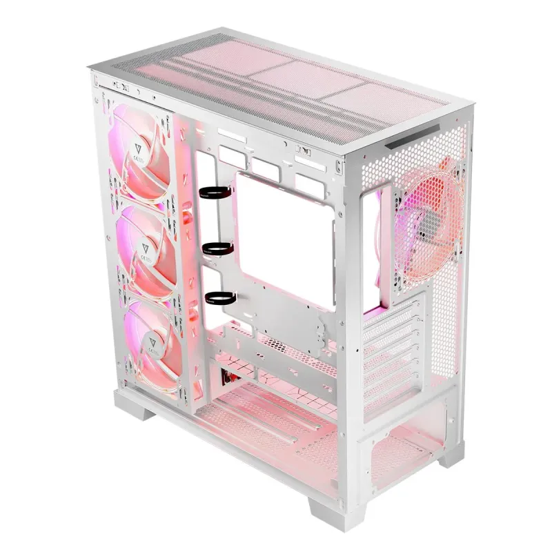 Obudowa Modecom Volcano Space Apex ARGB MIDI Biała | PartsPC.pl