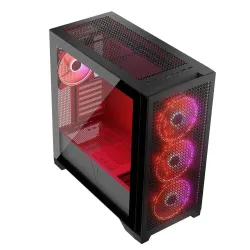 Obudowa Modecom Volcano Expanse T APEX ARGB MIDI Czarna | PartsPC.pl