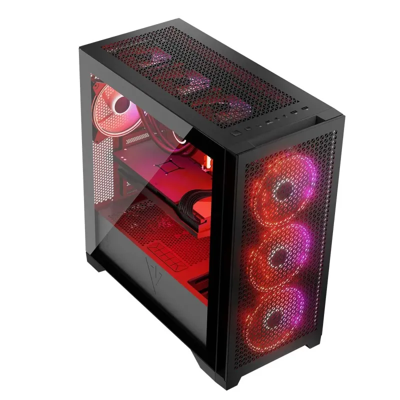 Obudowa Modecom Volcano Expanse T APEX ARGB MIDI Czarna | PartsPC.pl