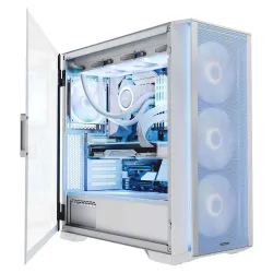 Obudowa Modecom Horizon ARGB Flow Midi USB Type C, Biała | PartsPC.pl