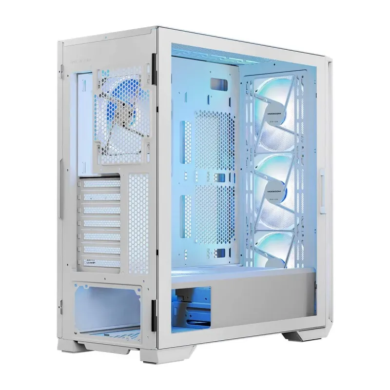 Obudowa Modecom Horizon ARGB Flow Midi USB Type C, Biała | PartsPC.pl