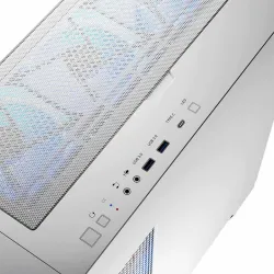 Obudowa Modecom Horizon ARGB Flow Midi USB Type C, Biała | PartsPC.pl