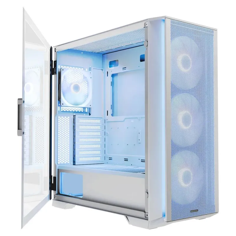 Obudowa Modecom Horizon ARGB Flow Midi USB Type C, Biała | PartsPC.pl