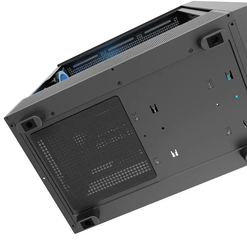 Obudowa Modecom BREEZE ARGB FLOW Midi USB Type-C, czarna | PartsPC.pl