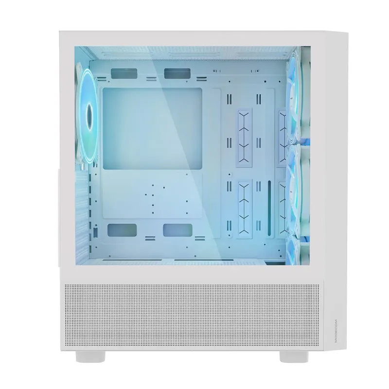 Obudowa Modecom BREEZE ARGB FLOW Midi USB Type C, biała | PartsPC.pl