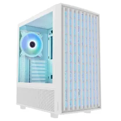 Obudowa Modecom BREEZE ARGB FLOW Midi USB Type C, biała | PartsPC.pl