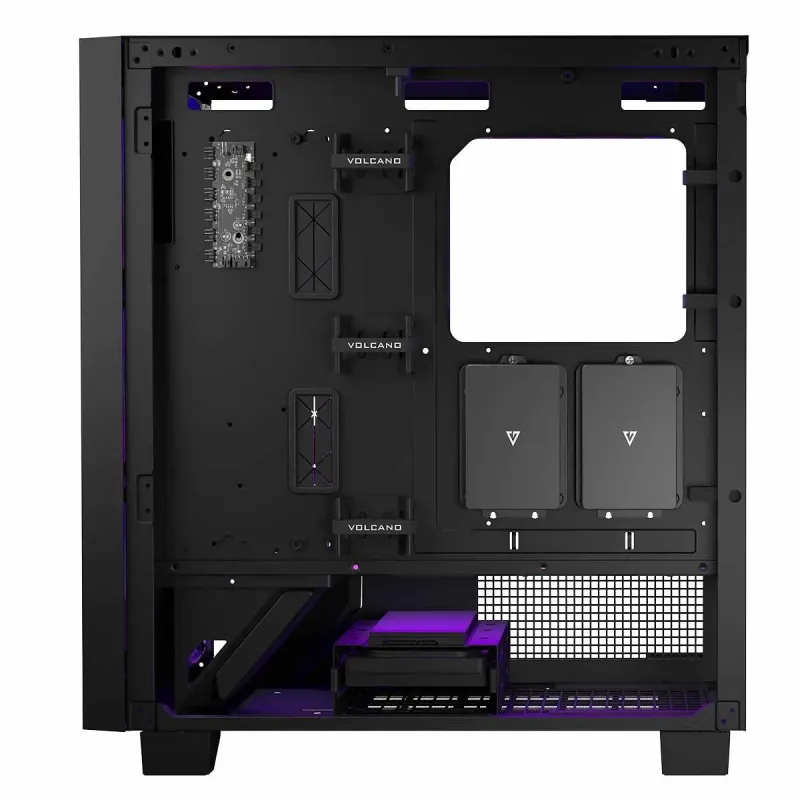 Obudowa Modecom Volcano Perun APEX ARGB MIDI, Czarna | PartsPC.pl