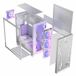 Obudowa Modecom Volcano Perun APEX ARGB MIDI, Biała | PartsPC.pl