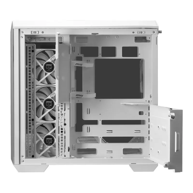 Obudowa MSI MAG PANO 100R PZ WHITE ATX Midi z oknem, bez | PartsPC.pl