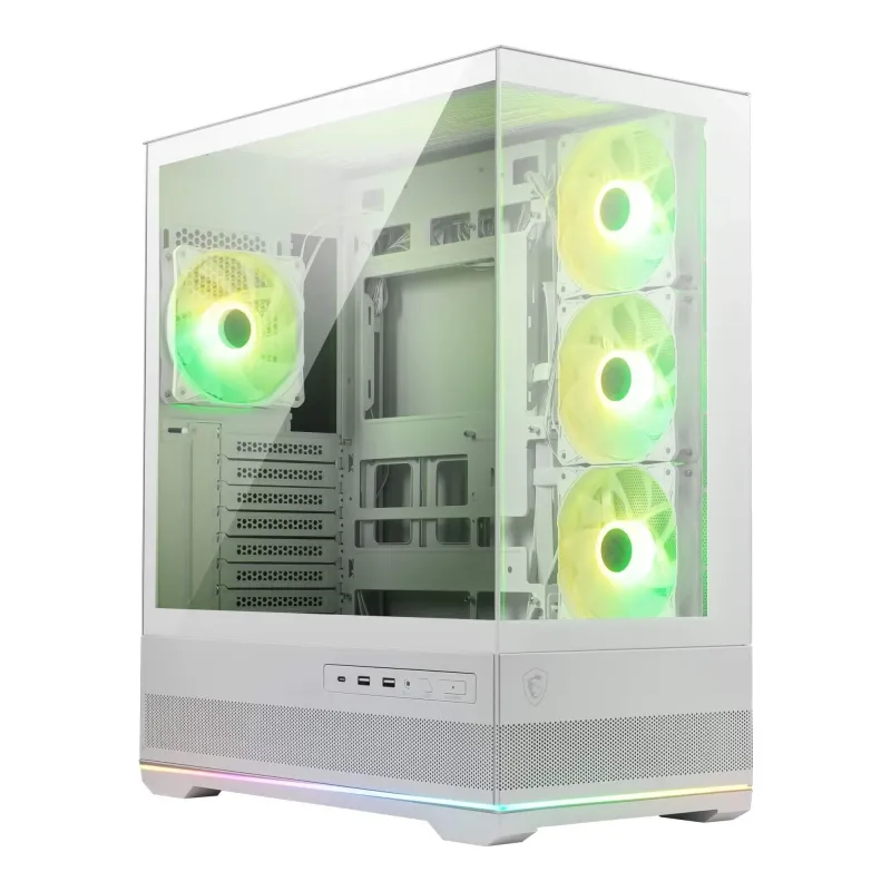 Obudowa MSI MAG PANO 110R PZ WHITE ATX Midi z oknem, bez | PartsPC.pl