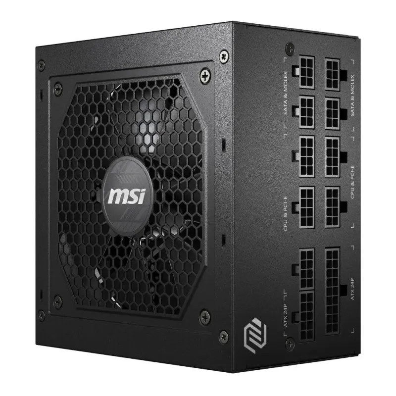 Zasilacz MSI MAG A650GL 650W 120mm 80plus Gold | PartsPC.pl