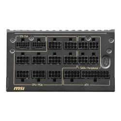 Zasilacz MSI MEG Ai1600T PCIE5 1600W 135mm 80plus | PartsPC.pl