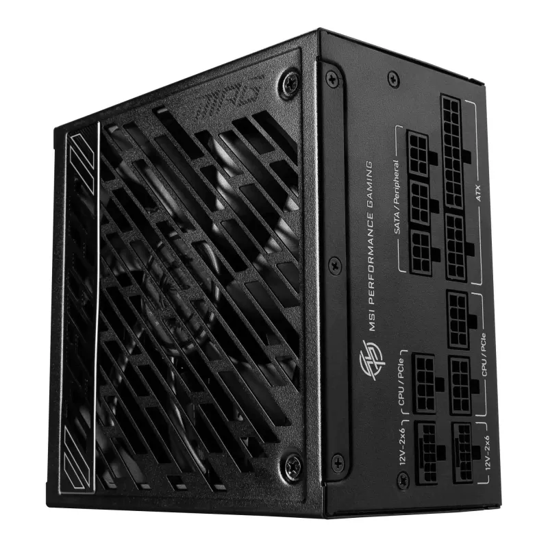 Zasilacz MSI MPG A1250GS PCIE5 1250W 135mm 80plus Gold | PartsPC.pl