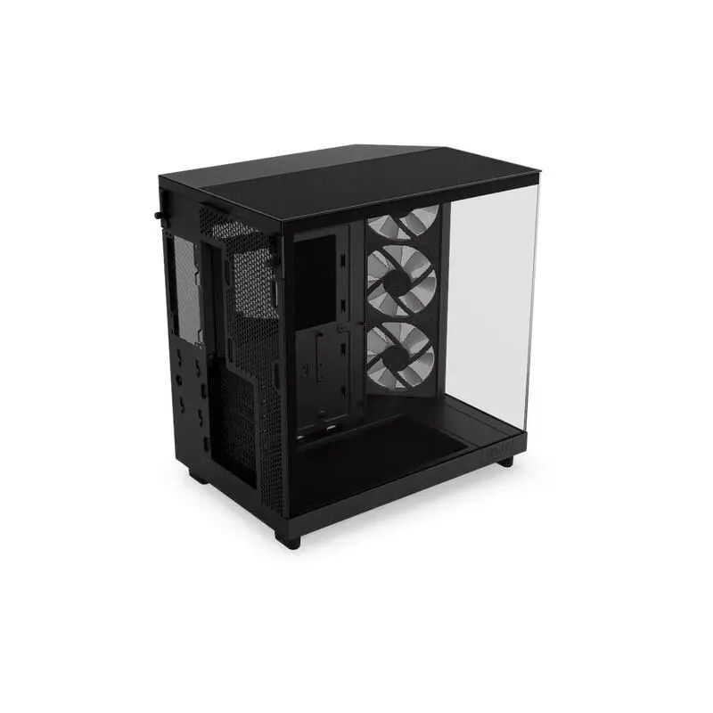 Obudowa NZXT H6 Flow RGB Midi Tower czarna z oknem | PartsPC.pl