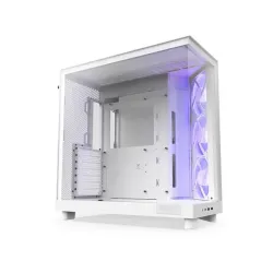 Obudowa NZXT H6 Flow RGB Midi Tower biała z oknem | PartsPC.pl
