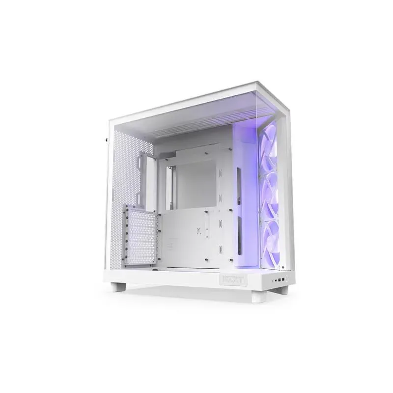 Obudowa NZXT H6 Flow RGB Midi Tower biała z oknem | PartsPC.pl