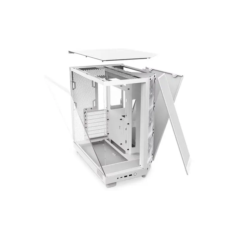 Obudowa NZXT H6 Flow RGB Midi Tower biała z oknem | PartsPC.pl