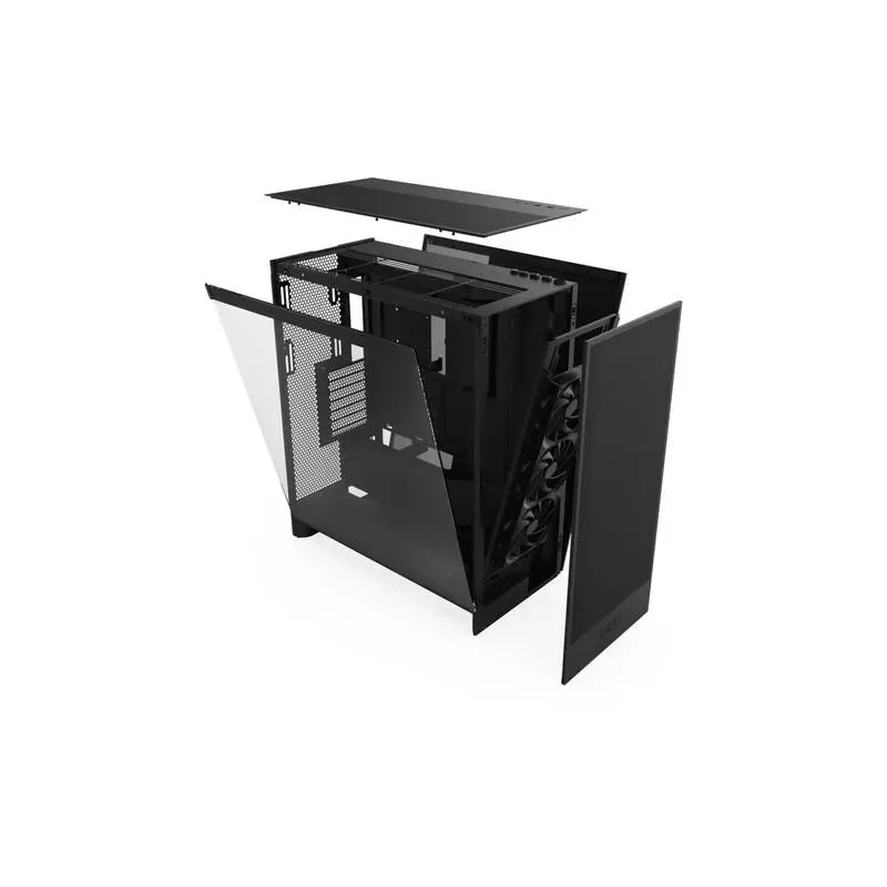 Obudowa NZXT H7 Flow (2024) Midi Tower z oknem Czarna | PartsPC.pl