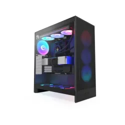 Obudowa NZXT H7 Flow RGB (2024) Midi Tower z oknem Czarna | PartsPC.pl