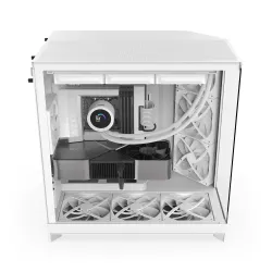 Obudowa NZXT H9 Flow (2025) Midi Tower z oknem biała | PartsPC.pl