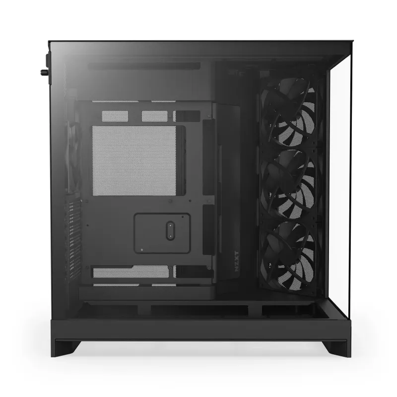 Obudowa NZXT H9 Flow (2025) Midi Tower z oknem czarna | PartsPC.pl