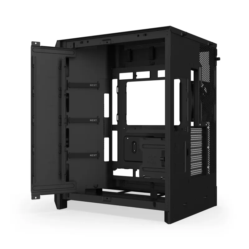 Obudowa NZXT H9 Flow (2025) Midi Tower z oknem czarna | PartsPC.pl