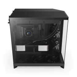 Obudowa NZXT H9 Flow (2025) Midi Tower z oknem czarna | PartsPC.pl