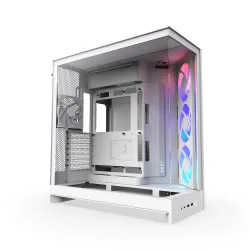 Obudowa NZXT H9 Flow RGB (2025) Midi Tower z oknem biała | PartsPC.pl