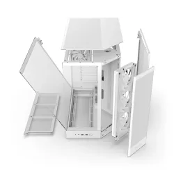 Obudowa NZXT H9 Flow RGB (2025) Midi Tower z oknem biała | PartsPC.pl