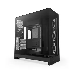 Obudowa NZXT H9 Flow RGB (2025) Midi Tower z oknem czarna | PartsPC.pl