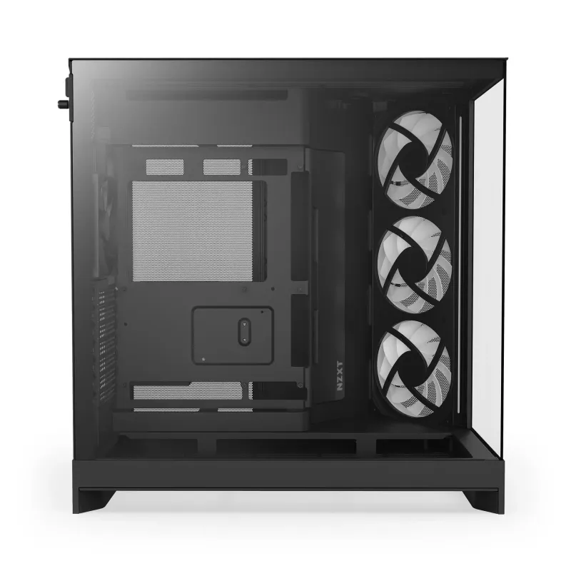 Obudowa NZXT H9 Flow RGB (2025) Midi Tower z oknem czarna | PartsPC.pl