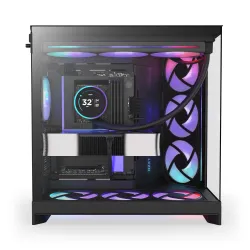 Obudowa NZXT H9 Flow RGB+ (2025) Midi Tower z oknem cz... | PartsPC.pl