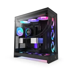 Obudowa NZXT H9 Flow RGB+ (2025) Midi Tower z oknem cz... | PartsPC.pl