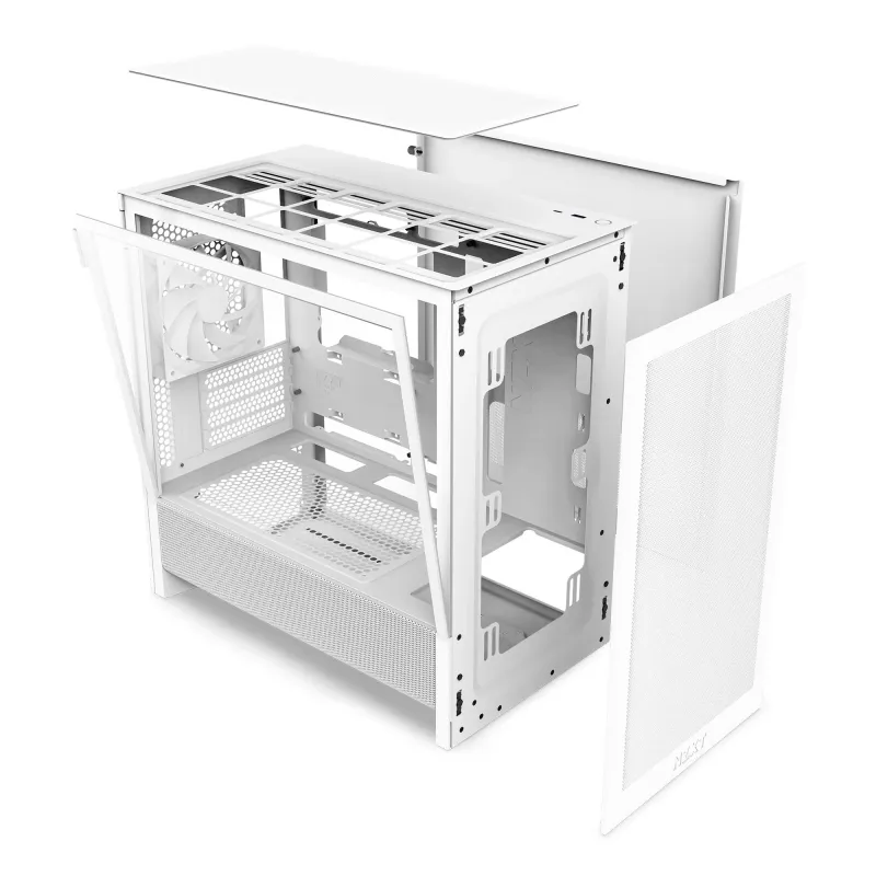 Obudowa NZXT H3 Flow MATX Mini Tower z oknem biała | PartsPC.pl