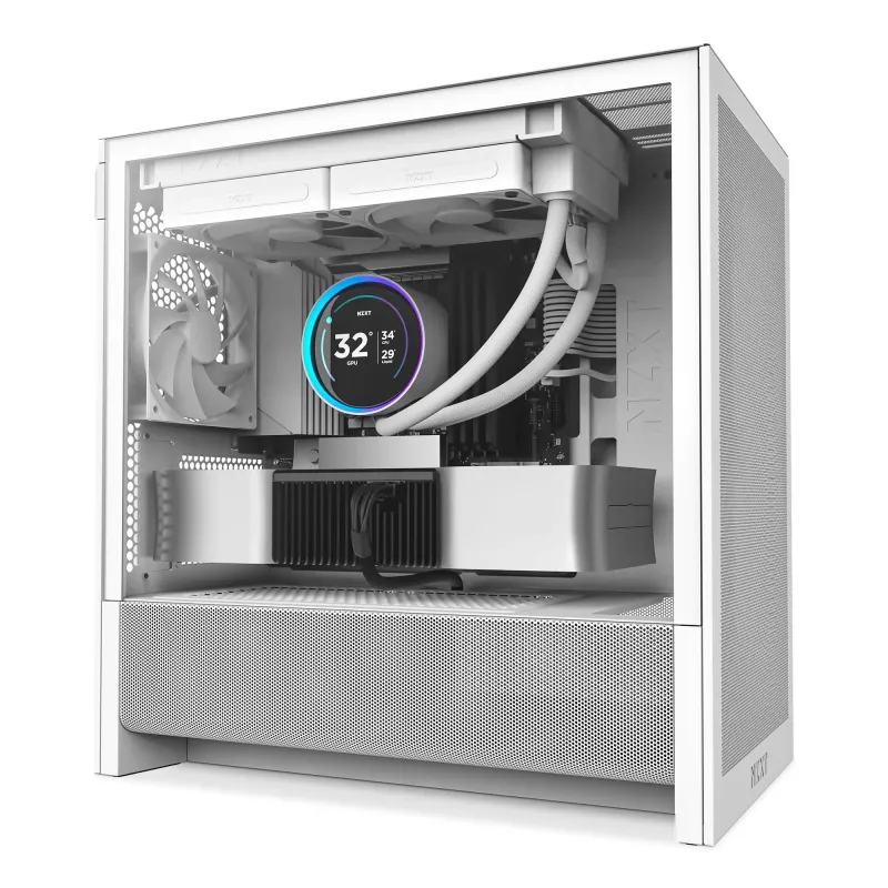 Obudowa NZXT H3 Flow MATX Mini Tower z oknem biała | PartsPC.pl