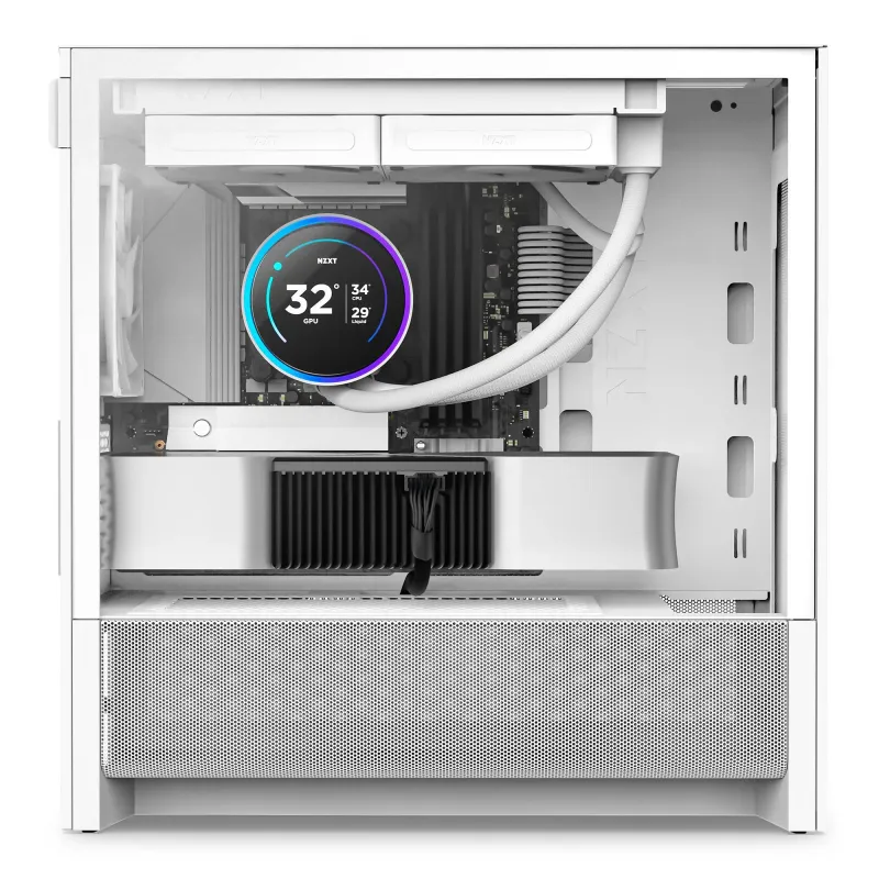 Obudowa NZXT H3 Flow MATX Mini Tower z oknem biała | PartsPC.pl