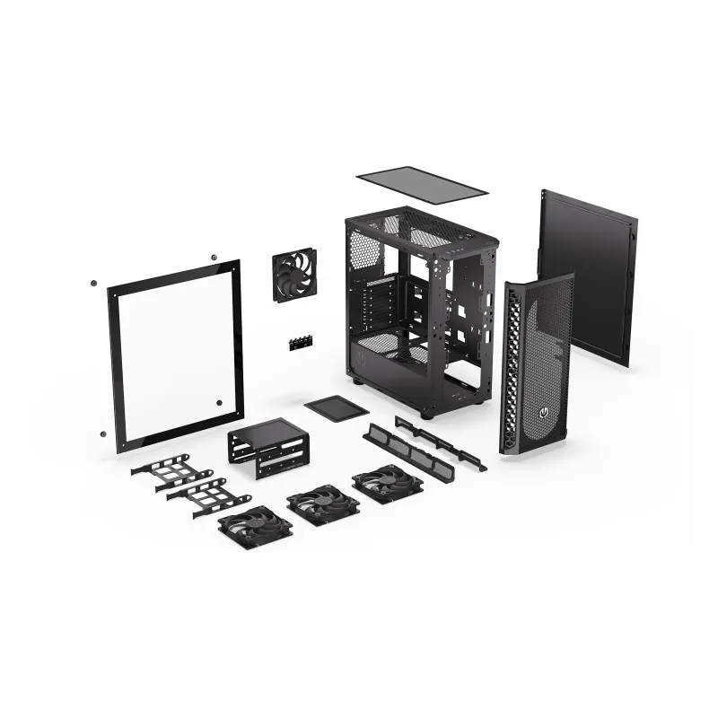 Obudowa Endorfy Signum 300 Air (EY2A005) czarna | PartsPC.pl