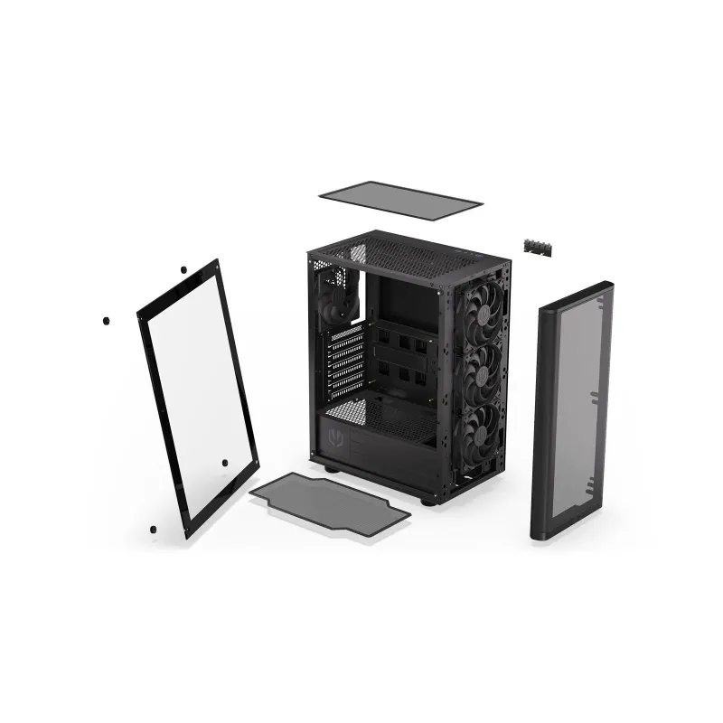 Obudowa Endorfy Ventum 200 Air czarny | PartsPC.pl